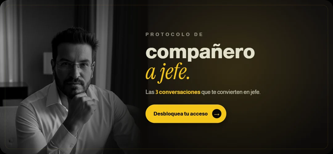 Compañero a Jefe. Las tres conversaciones que te convierten en jefe.