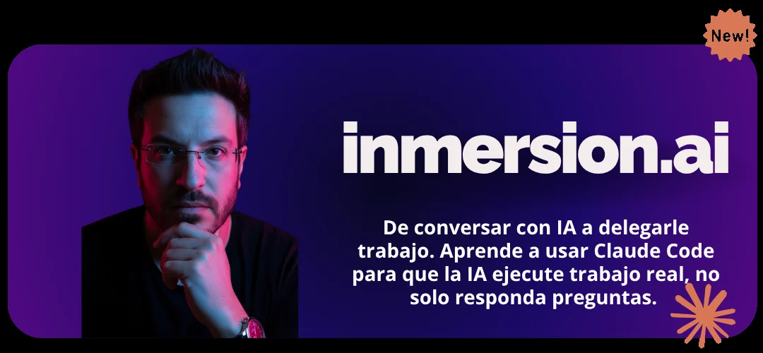 Inmersión IA. Pon la inteligencia artificial a ejecutar tu trabajo gerencial.
